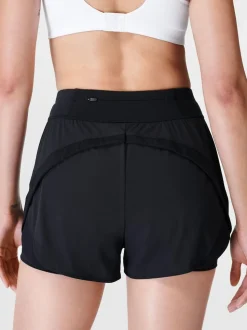 Noir - Short de course Betty Tempo en sueur