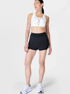 Noir - Short de course Betty Tempo en sueur