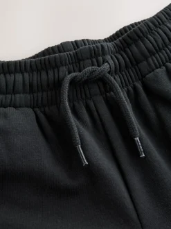 Noir - Short en jersey cargo (3-16ans)