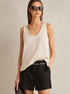 Noir - Short Reiss Fawn Lin Whipstitch Short