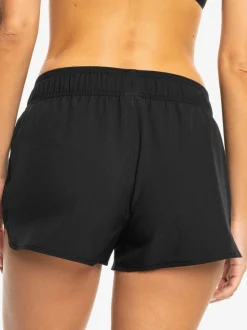 Noir - Short Roxy Wave 2 pouces avec logo