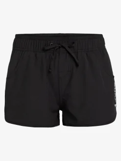 Noir - Short Roxy Wave 2 pouces avec logo