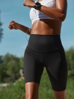 Noir - Short Sports Dry Tech Tummy Control