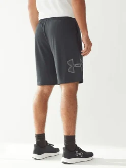 Noir - Short Under Armour en tissu technique à imprimé graphique