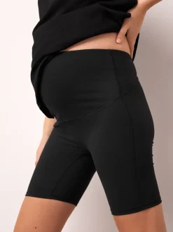 Noir - Shorts de sport de grossesse