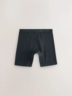 Noir - Shorts Long Leg Caleçons 5 Pack (2-16ans)