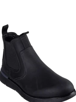 Noir - Skechers Bottes Augustino pour hommes