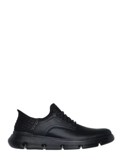 Noir - Skechers Mens Garza Slip In Trainers
