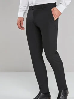 Noir - Skinny Fit (Skinny Fit) - Pantalon intelligent stretch