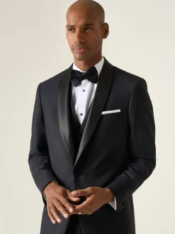 Noir - Skopes Tailored Fit Newman Check Costume : Veste