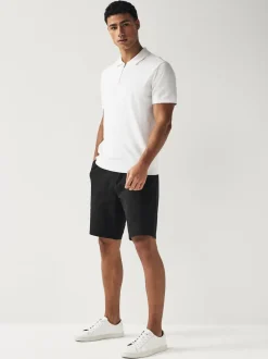 Noir - Slim Fit (Slim Fit) - Short chino stretch