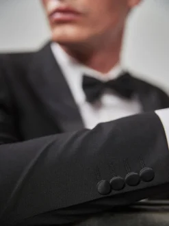 Noir - Slim Fit (Slim Fit) - Veste de smoking