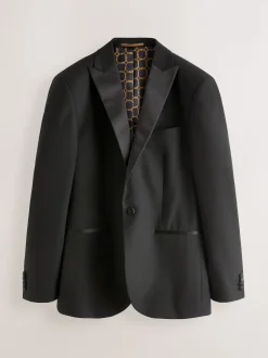 Noir - Slim Fit (Slim Fit) - Veste de smoking