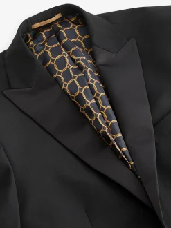 Noir - Slim Fit (Slim Fit) - Veste de smoking