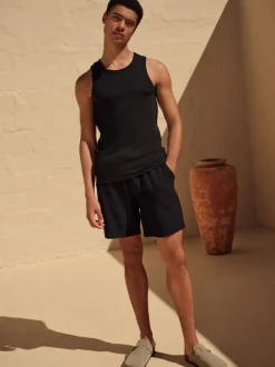 Noir - Slim Fit (Slim Fit) - Veste côtebée