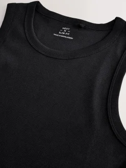 Noir - Slim Fit (Slim Fit) - Veste côtebée