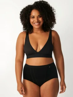 Noir - Slip de contrôle Sloggi