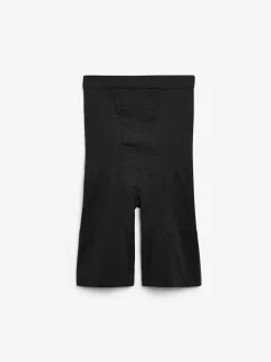 Noir - Slips gainants fermes sans coutures pour le contrôle du ventre