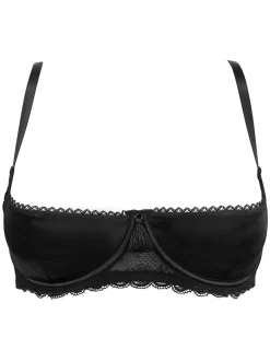 Noir - Soutien-gorge corbeille Pour Moi For Your Eyes Only à armatures