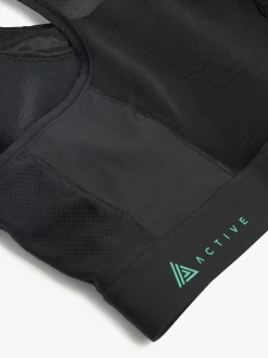 Noir - Soutien-gorge DD+ Active Sports zippé sur le devant Dry Tech à impact élevé