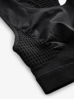 Noir - Soutien-gorge de sport Racer (7-16 ans)