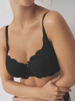 Noir - Soutien-gorge en dentelle