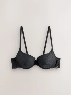 Noir - Soutien-gorge multipositions A-D Wow Triple Boost en dentelle