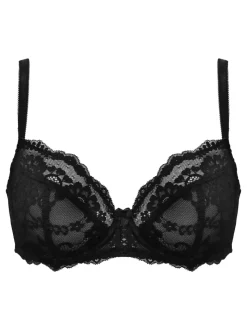 Noir - Soutien-gorge Pour Moi Fleur à balconnet