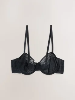 Noir - Soutien-gorge Premium en dentelle