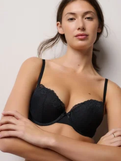 Noir - Soutien-gorge push-up rembourré A-DD