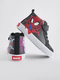 Noir - Spidey et Friends Elastique Lace Fermeture par contact Bottes