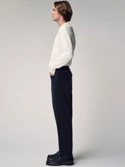 Noir - Straight Fit Classic Jeans extensibles