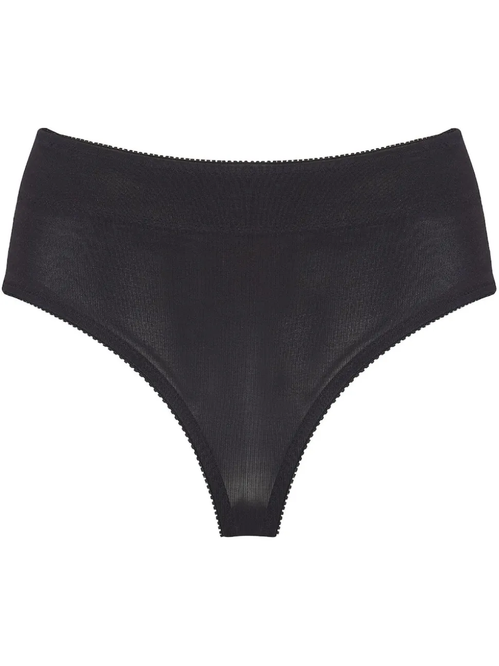 Noir - String Pour Moi Hourglass Shapewear ferme pour le contrôle du ventre