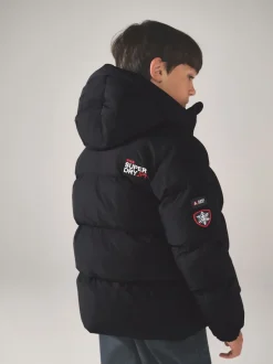 Noir - Superdry Sports Puffer Coat