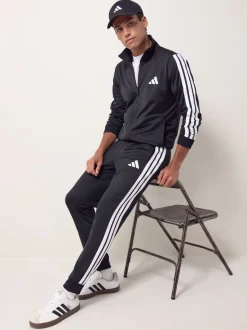 Noir - Survêtement adidas Sportswear Basic 3 bandes en tricot