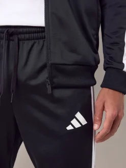 Noir - Survêtement adidas Sportswear Basic 3 bandes en tricot