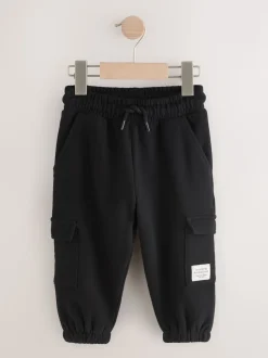 Noir - Survêtement utilitaire en jersey doux au toucher (3mois à7ans)