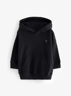 Noir - Sweat à capuche à manches longues (3mths-7yrs)