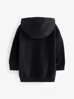 Noir - Sweat à capuche à manches longues (3mths-7yrs)