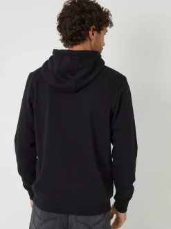 Noir - Sweat à capuche Threadbare