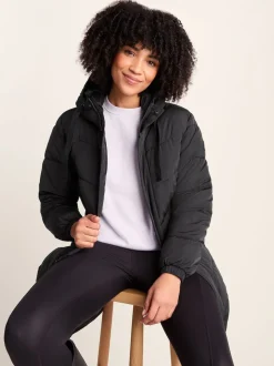 Noir - Tog 24 Raleigh Thermal Padded À capuche Long Coat