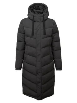Noir - Tog 24 Raleigh Thermal Padded À capuche Long Coat