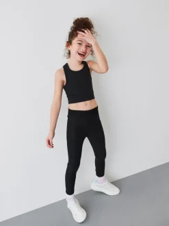 Noir - Top de sport (5-16ans)