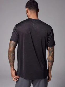 Noir - T-shirt à manches courtes - Haut d’entraînement Active Gym