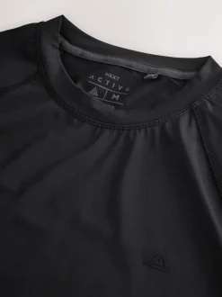 Noir - T-shirt à manches courtes - Couche de base thermique active