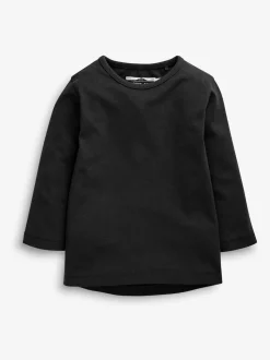 Noir - T-shirt à manches longues (3mths-7yrs)