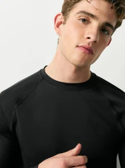 Noir - T-shirt à manches longues - Couche de base thermique active