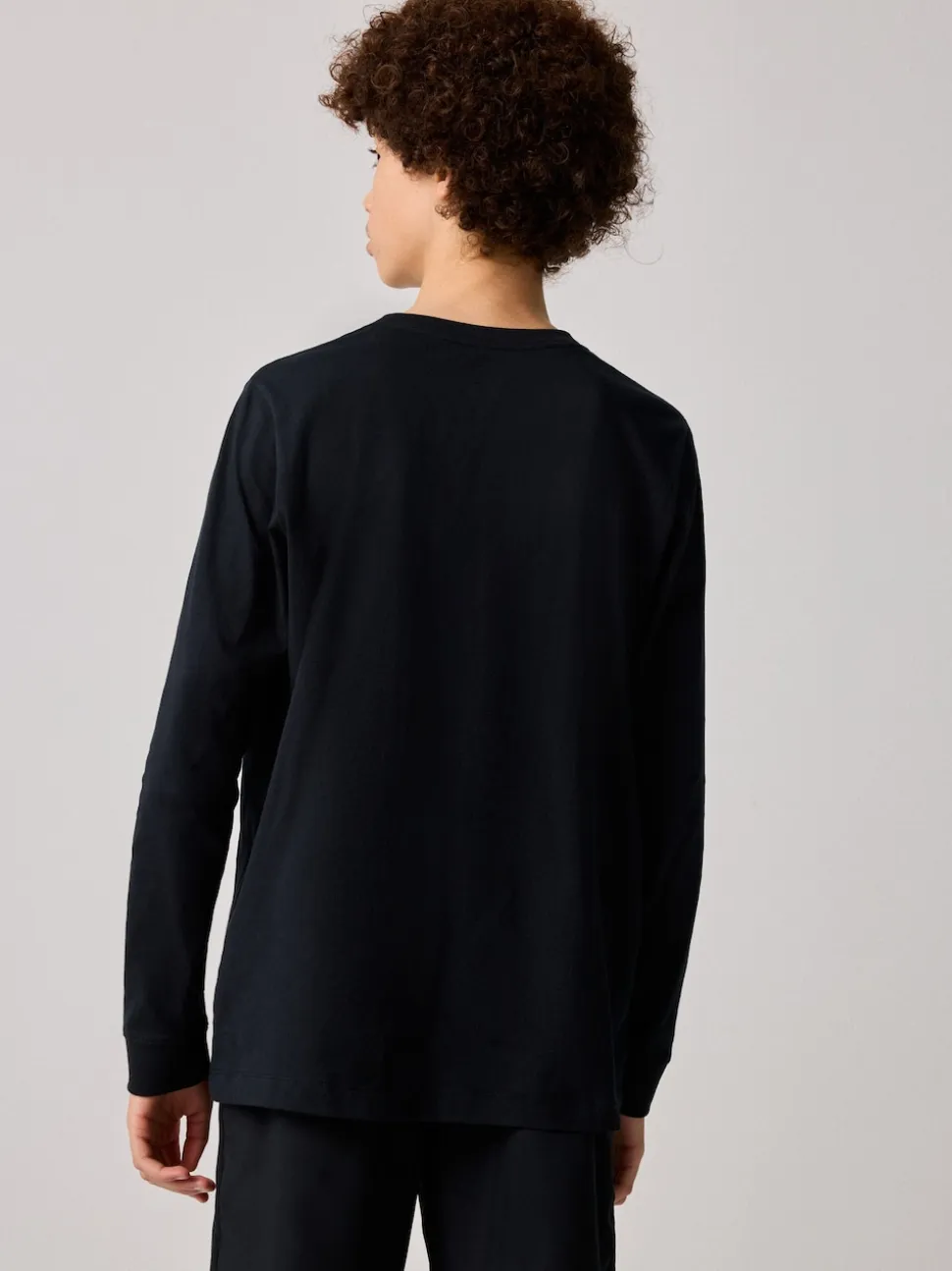 Noir - T-shirt de sport Nike à manches longues