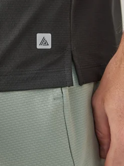 Noir - T-shirt d’entraînement texturé Active Gym