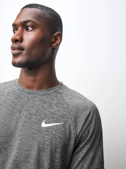 Noir - T-shirt Nike Hydroguard Rash à manches courtes